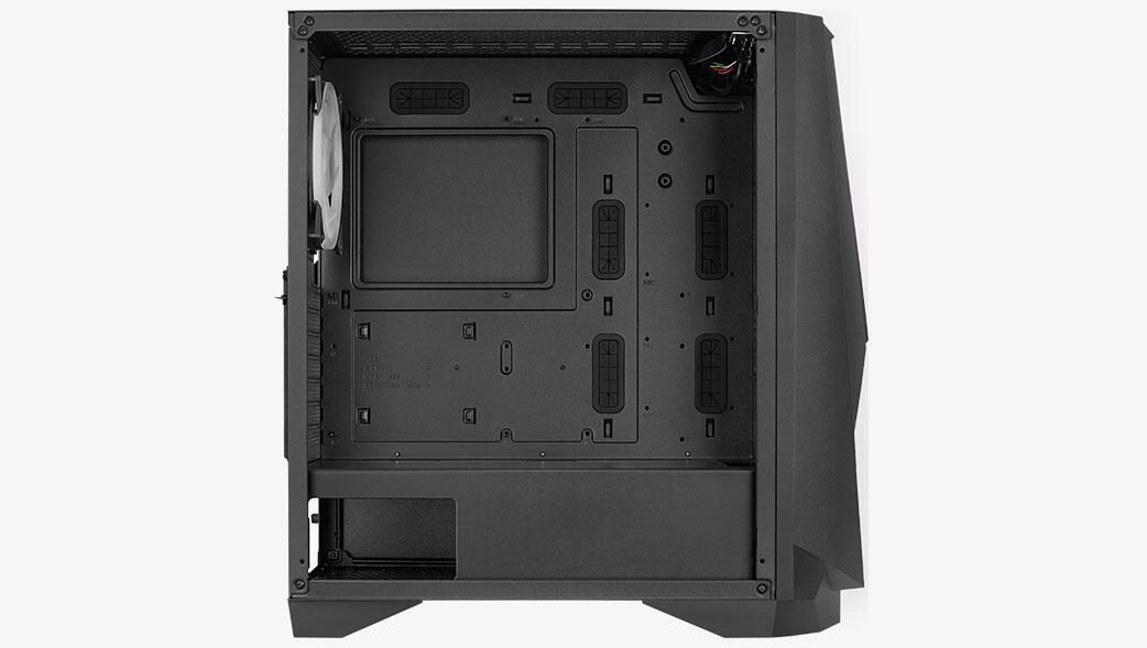 Aerocool PC Gehäuse Visor Mid-Tower Schwarz