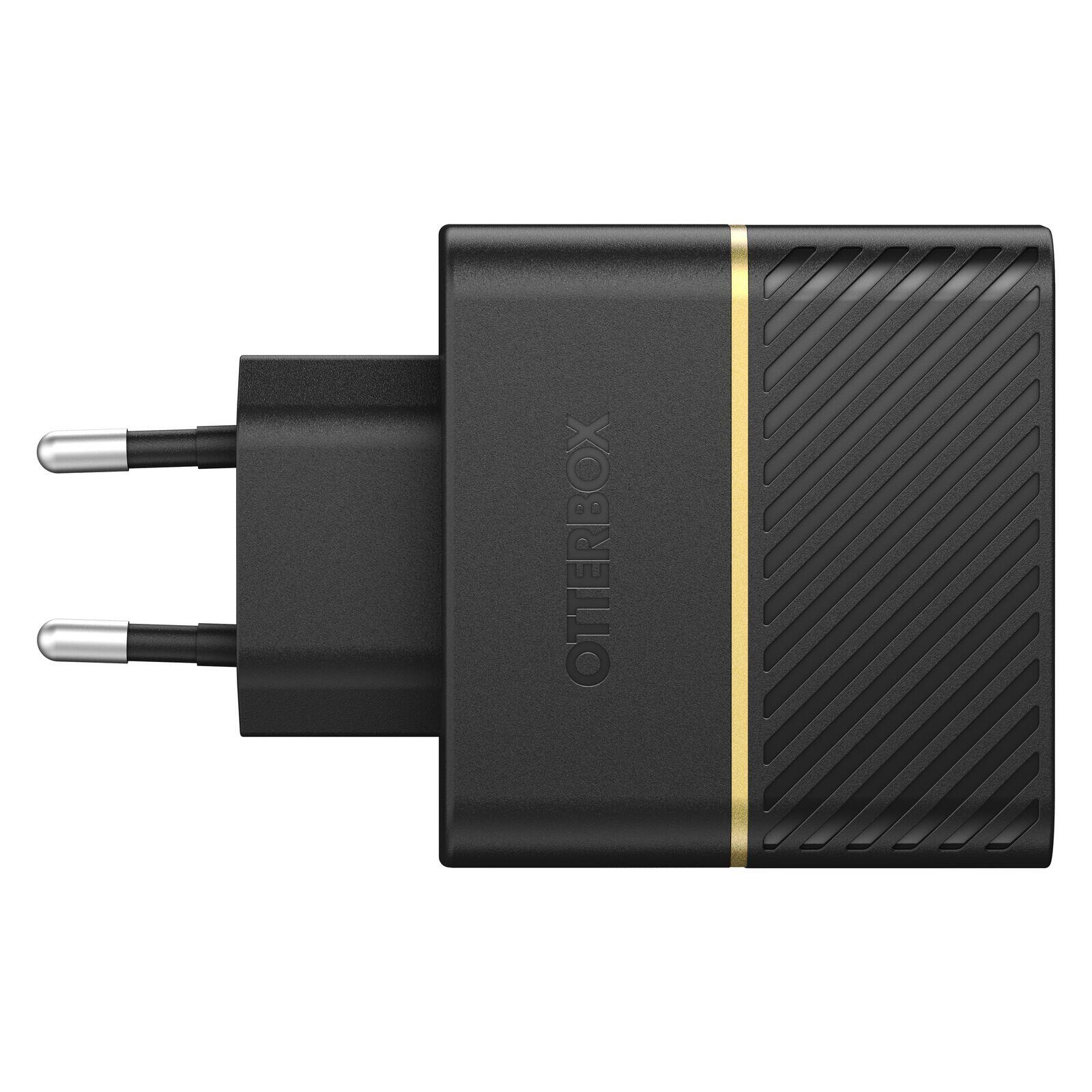 OtterBox 30 Watt Schnellladegerät mit USB-A und USB-C (Schwarz)