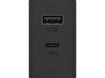 OtterBox 30 Watt Schnellladegerät mit USB-A und USB-C (Schwarz)