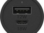 OtterBox 30 Watt Premium Auto-Ladegerät mit USB-C und USB-A (Schwarz)