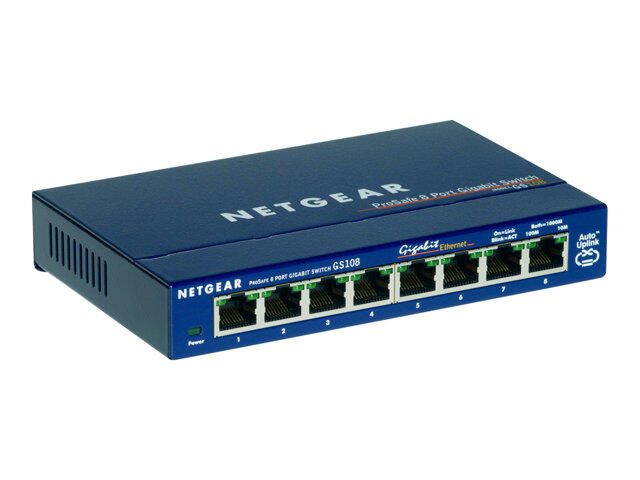 Netgear GS108GE 8-Port Gigabit Unmanaged Switch