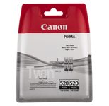 Canon Original PGI-520 PGBK Druckerpatronen 2er-Pack - schwarz 341 Seiten