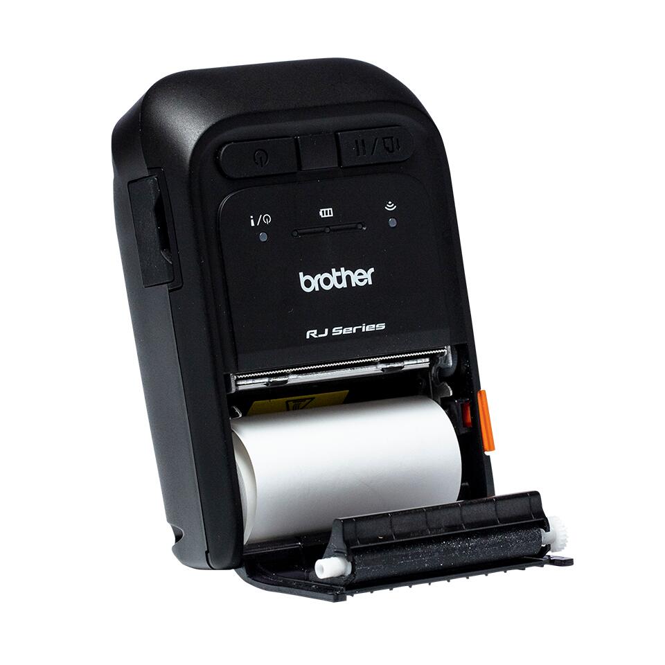 Brother RJ-2055WB mobiler Belegdrucker (58 mm Medienbreite, 101,06 mm/Sek., Bluetooth, Mikro USB, WLAN) (RJ2055WBXX1)