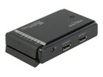 DeLOCK DisplayPort 1.4 Switch 2 x 2 DisplayPort in to 1 x 2 DisplayPort out 8K