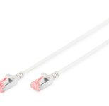 DIGITUS Patch-Kabel Slim RJ-45 (M) zu RJ-45 (M) 10m Kupfer U/FTP Cat 6 grau (DK-1624-100S)
