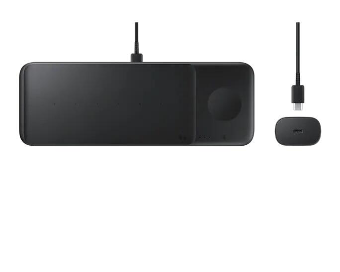 Samsung Wireless Charger Trio EP-P6300 - Induktive Ladestation (Black)