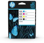 HP Original 934/935 Druckerpatronen 4er Multipack schwarz, cyan, magenta, gelb (6ZC72AE)