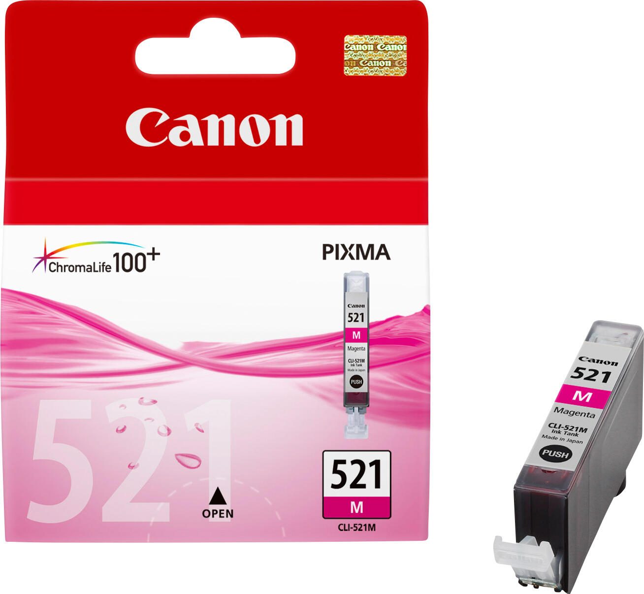 Canon Original CLI-521 + PGI-520 Druckerpatronen Multipack - BK/C/M/Y/BK 4x9ml / 1x19ml
