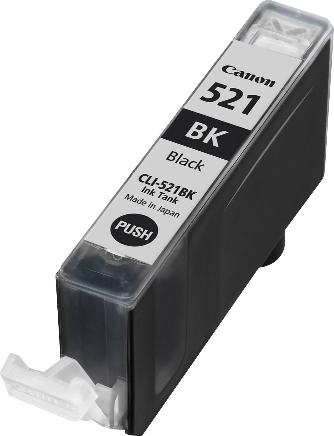 Canon Original CLI-521 + PGI-520 Druckerpatronen Multipack - BK/C/M/Y/BK 4x9ml / 1x19ml