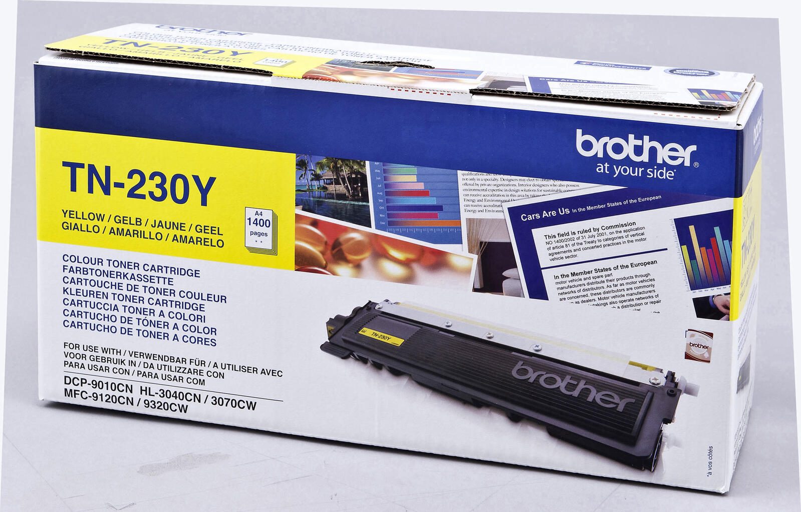Brother Original TN230Y Toner gelb 1.400 Seiten (TN-230Y)