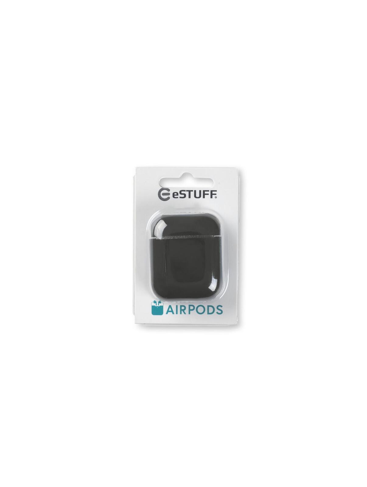 eSTUFF Silicone Cover für AirPods - Black