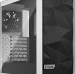 Fractal Design Meshify 2 Compact - schwarz/weiß - Clear Tempered Glass