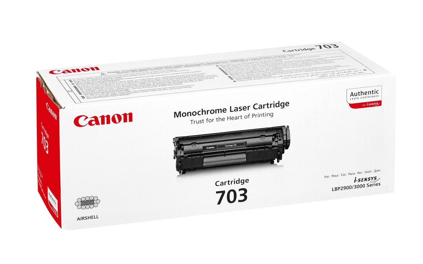 Canon Original Toner 703 schwarz 2.000 Seiten (7616A005)