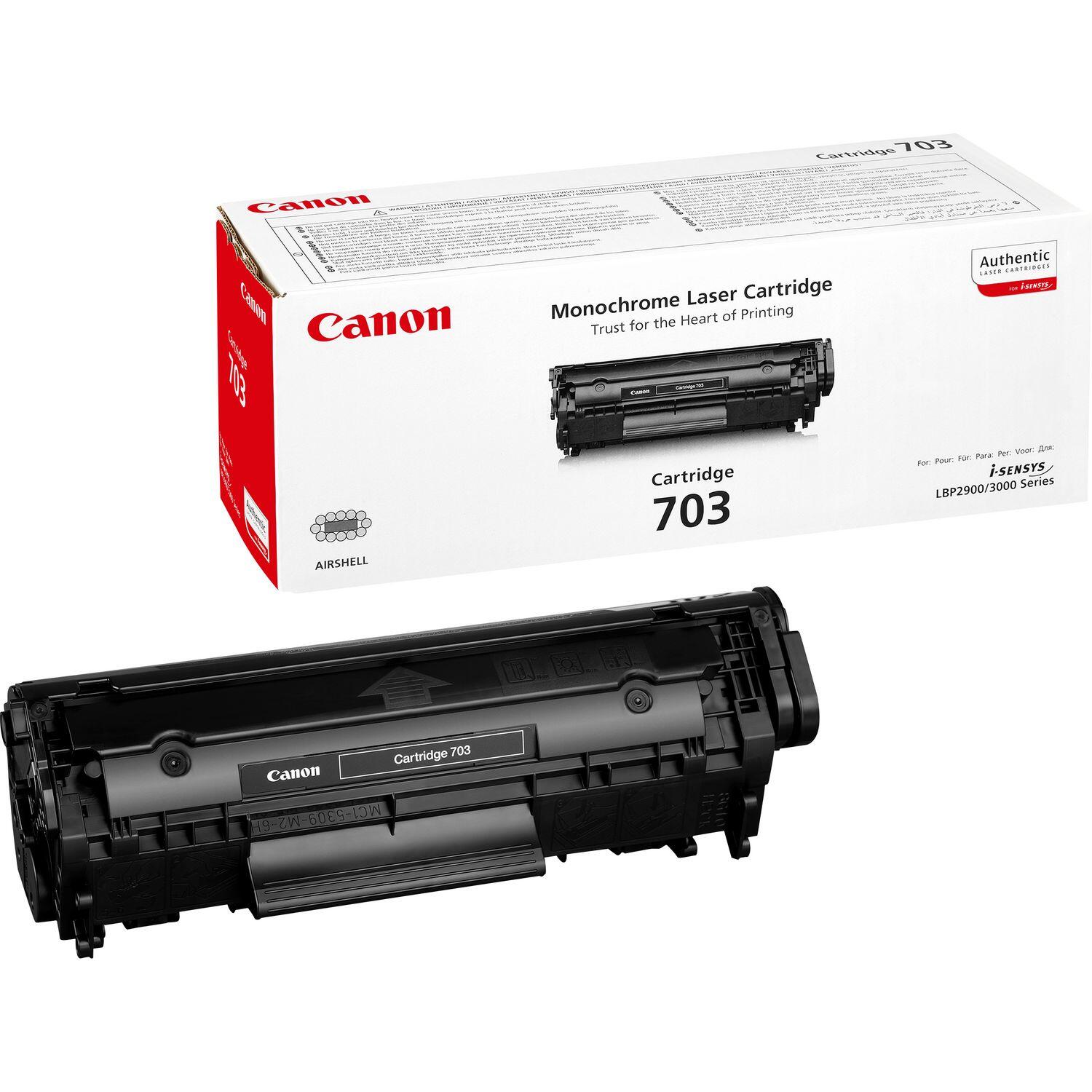 Canon Original Toner 703 Doppelpack schwarz (OP7616A005DP)