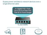 TP-Link Easy Smart TL-SG105PE 5 Port Gigabit Switch mit 4 PoE+-Ports