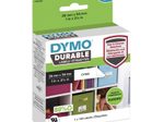 DYMO® Original Hochleistung Etikett für LabelWriter™, Kunststoff - weiss - permanent haftend, widerstandsfähig, 1 x 160 Etiketten