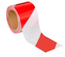 tesa Signal Absperrband 80 mm  x 100 m rot, weiß