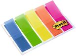 Post-it® Haftstreifen - 5 Farben - 5 x 20 Blätter