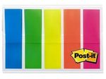 Post-it® Haftstreifen - 5 Farben - 5 x 20 Blätter