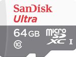 SanDisk Ultra microSDXC Speicherkarte 64GB + SD-Adapter