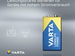 VARTA Batterie LONGLIFE Power E-Block Alkalisch - 550 mAh - 9,0 V