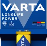VARTA Batterie LONGLIFE Power E-Block Alkalisch - 550 mAh - 9,0 V