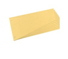 herlitz Trennstreifen Trapez gelb - 100 Stück