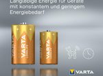 VARTA Batterien LONGLIFE Mono D 1,5 V - 4 Stück