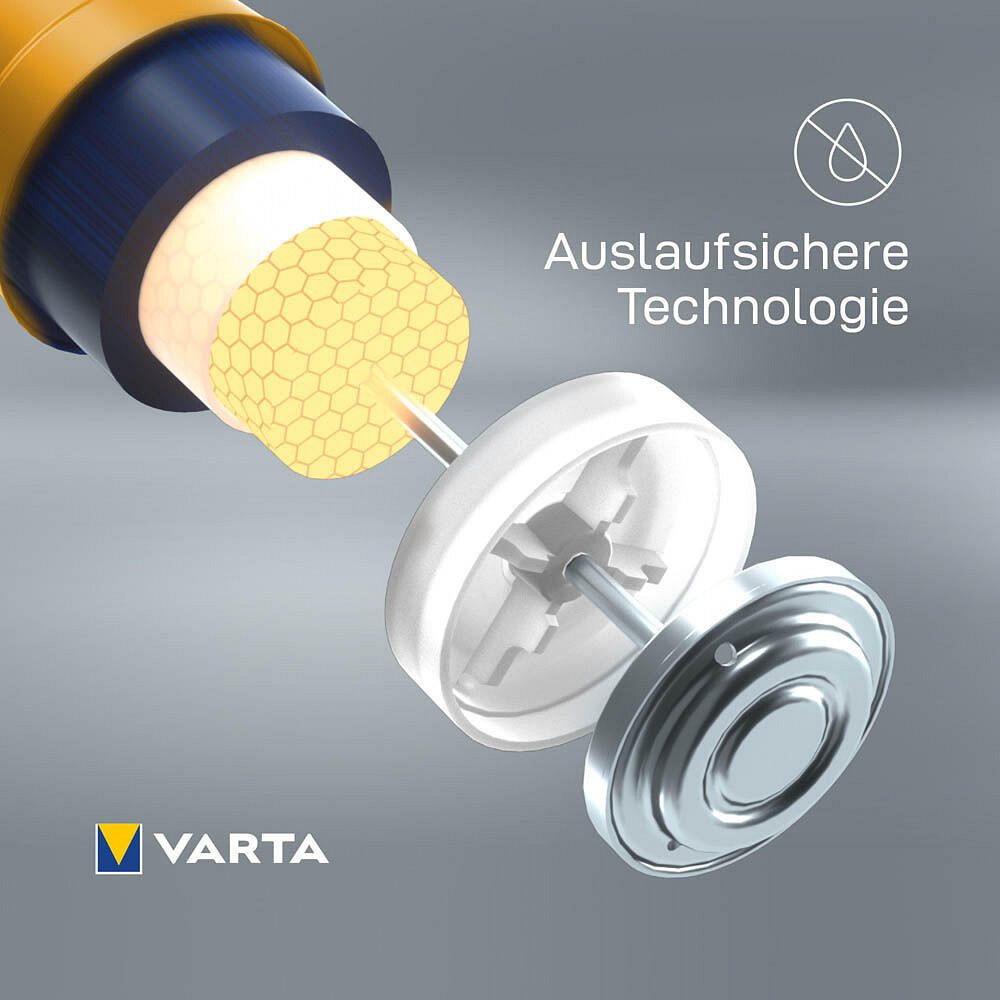 VARTA Batterien LONGLIFE Mono D 1,5 V - 4 Stück
