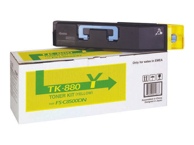 Kyocera Original TK-880Y Toner gelb 18.000 Seiten (1T02KAANL0) für FS-C8500DN
