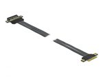 DeLOCK Riser Karte PCI Express x4 zu x4 mit flexiblem Kabel 30 cm