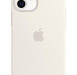 Apple Silikon Case mit MagSafe für Apple iPhone 12 mini, weiß