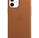 Apple Leder Case mit MagSafe für Apple iPhone 12 mini, sattelbraun