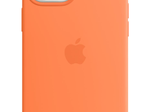 Apple Silikon Case mit MagSafe für Apple iPhone 12 Pro Max, kumquat