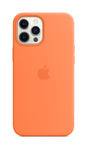 Apple Silikon Case mit MagSafe für Apple iPhone 12 Pro Max, kumquat
