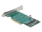 DeLOCK PCI Express x8 Card zu 2x intern NVMe M.2