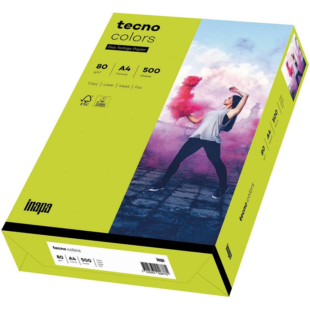 tecno Kopierpapier colors leuchtend grün DIN A4 80 g/qm - 500 Blatt