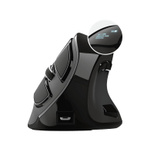 Trust Voxx Wiederaufladbare ergonomische Drahtlos-Maus - Schwarz