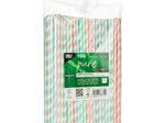 PAPSTAR Strohhalme pure farbsortiert - 100 Stück