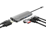 Trust Dalyx 7-in-1 USB-C Multi-PortAdapter - Silber