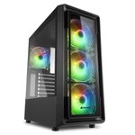 Sharkoon PC Gehäuse TK4 RGB ATX schwarz