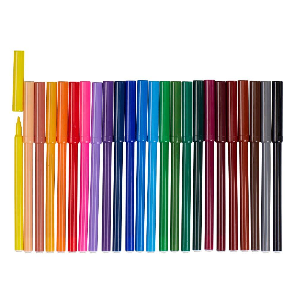 FABER-CASTELL Filzstifte 24 Stück - farbsortiert