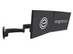 Ergotron Serie 200 Wandhalterung für zwei 55,88 cm 22 Zoll Monitore
