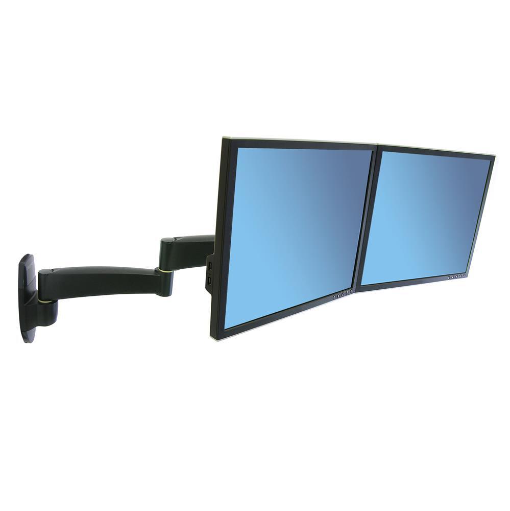 Ergotron Serie 200 Wandhalterung für zwei 55,88 cm 22 Zoll Monitore
