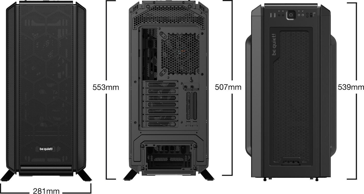 be quiet PC Gehäuse Silent Base 802 E-ATX schwarz