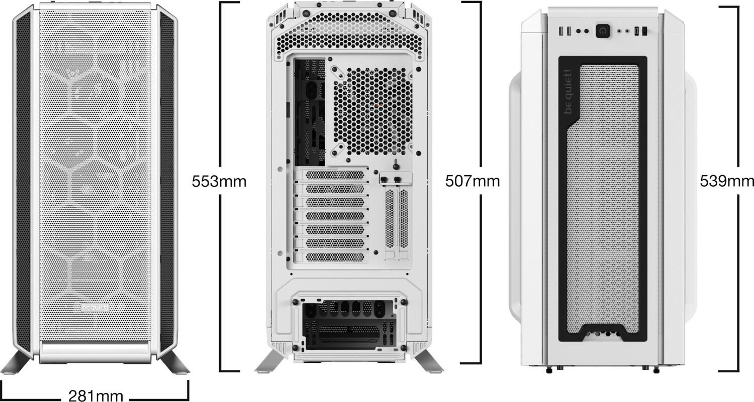 be quiet PC Gehäuse Silent Base 802 E-ATX weiß