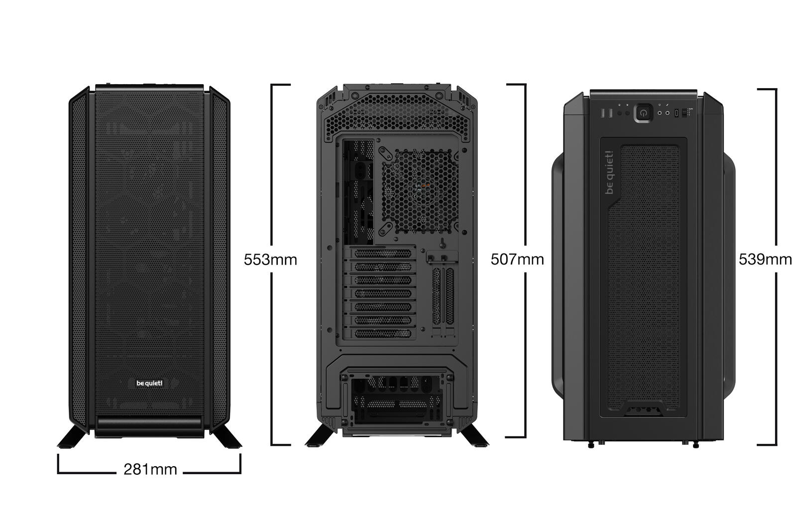 be quiet PC Gehäuse Silent Base 802 Window E-ATX schwarz