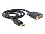 DeLOCK Kabel DisplayPort 1.1 Stecker zu DVI Stecker 1m