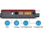 AVM FRITZBox 5530 Fiber Wireless Router GPON-Terminal Stimmen-Karte 3-Port-Switch
