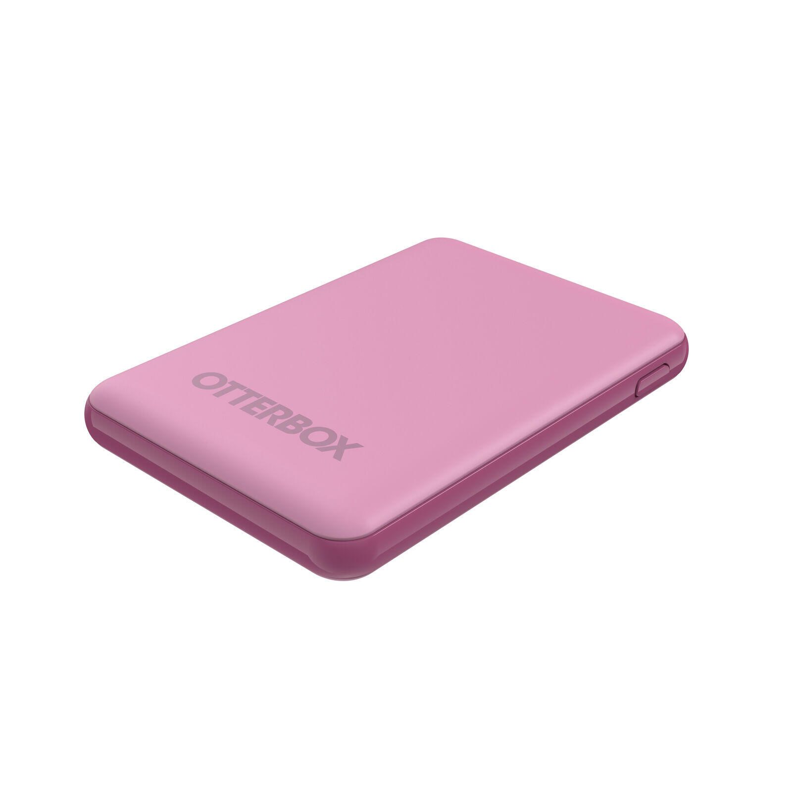 OtterBox 5.000 mAh Powerbank mit Universal USB-Kabel (Pink)